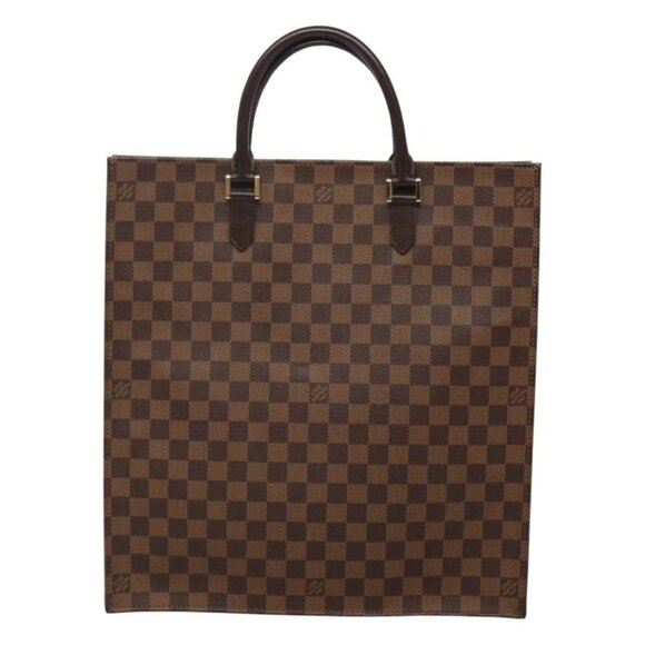 LOUIS VUITTON Damier Ebene Sac Plat Hand Bag - Picture 2 of 15